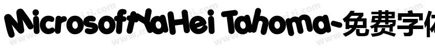 MicrosoftYaHei Tahoma字体转换